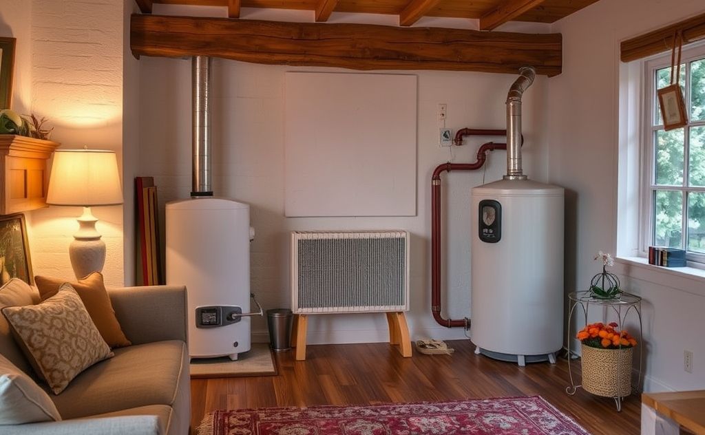 Gas heating drawbacks in a cozy home setting.