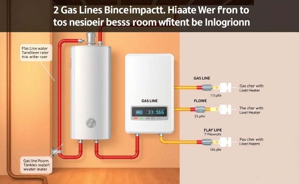 Gas line impact on tankless water heater performance