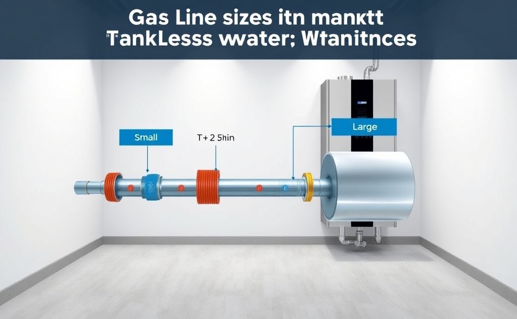 Gas line size impacts tankless water heater performance