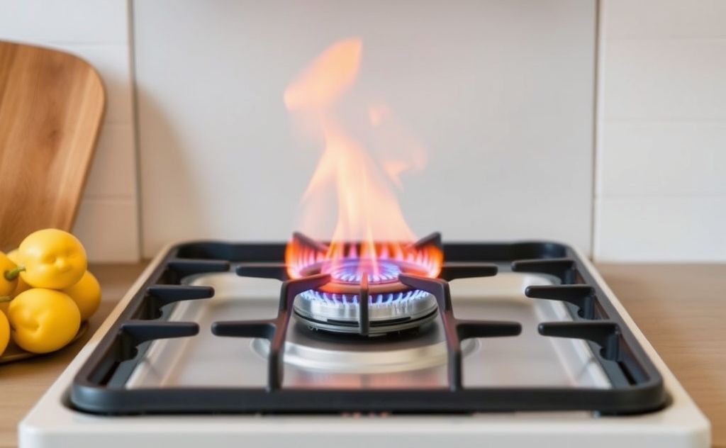 Gas stove as heater alternative for safety