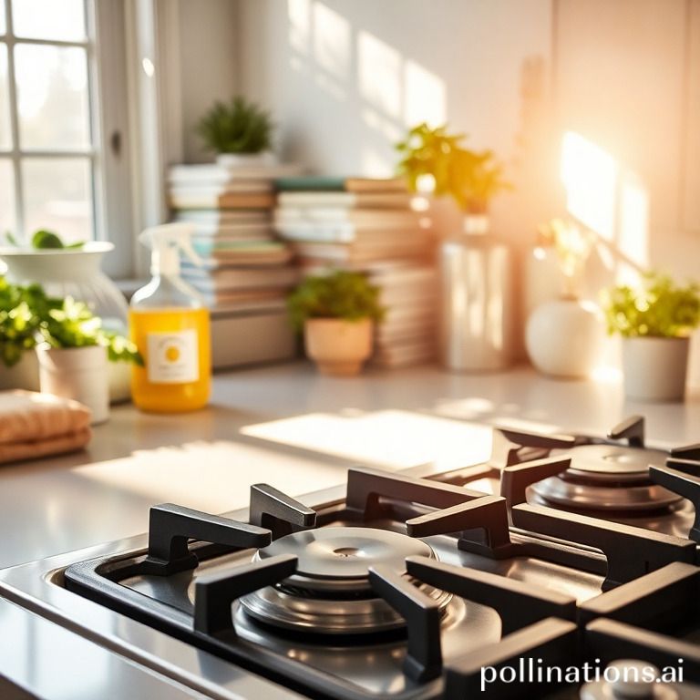 Gas stove maintenance and cleaning