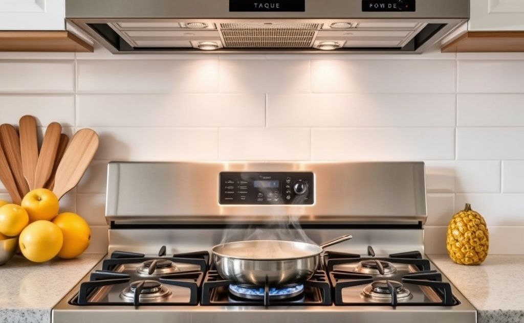 Gas stove ventilation options for safe cooking indoors