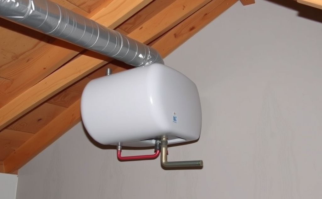 Gas water heater venting into attic guidelines