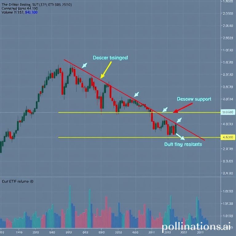 ETH/USDT chart showing price analysis, highlighting the $4,100 support, potential triangle pattern, and breakout possibilities.