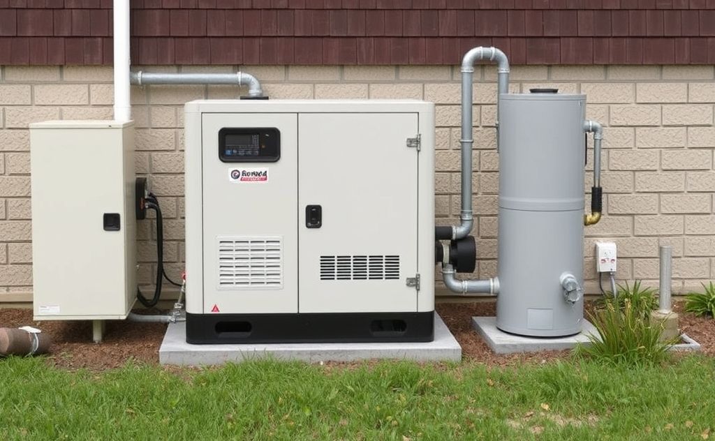 Generator size for hot water heater use