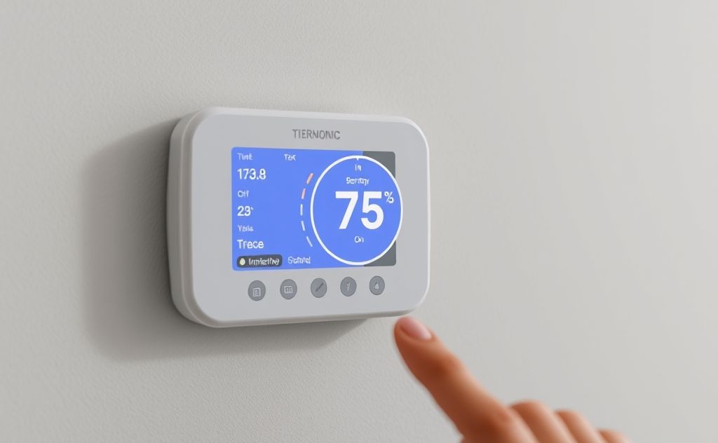 Geofencing technology in smart thermostats