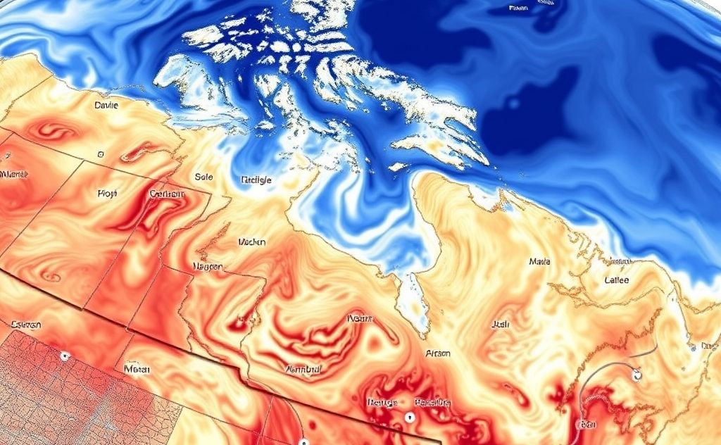 Geographic features impact daily temperature changes