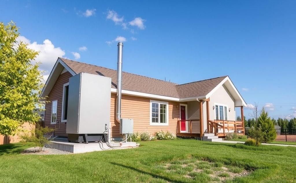 Geothermal HVAC system for eco friendly homes