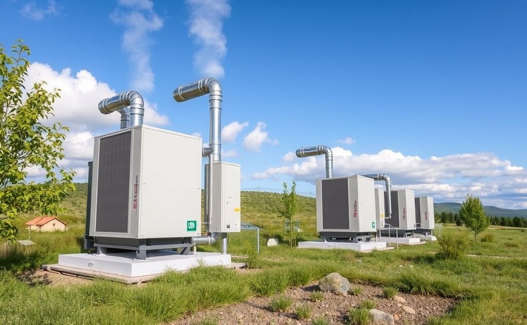 Geothermal energy powering eco-friendly HVAC systems