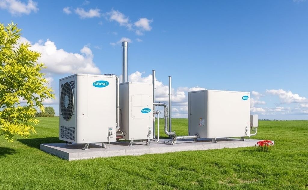 Geothermal heat pump energy efficient HVAC design