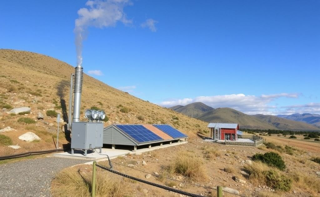 Geothermal heating systems are widely available.