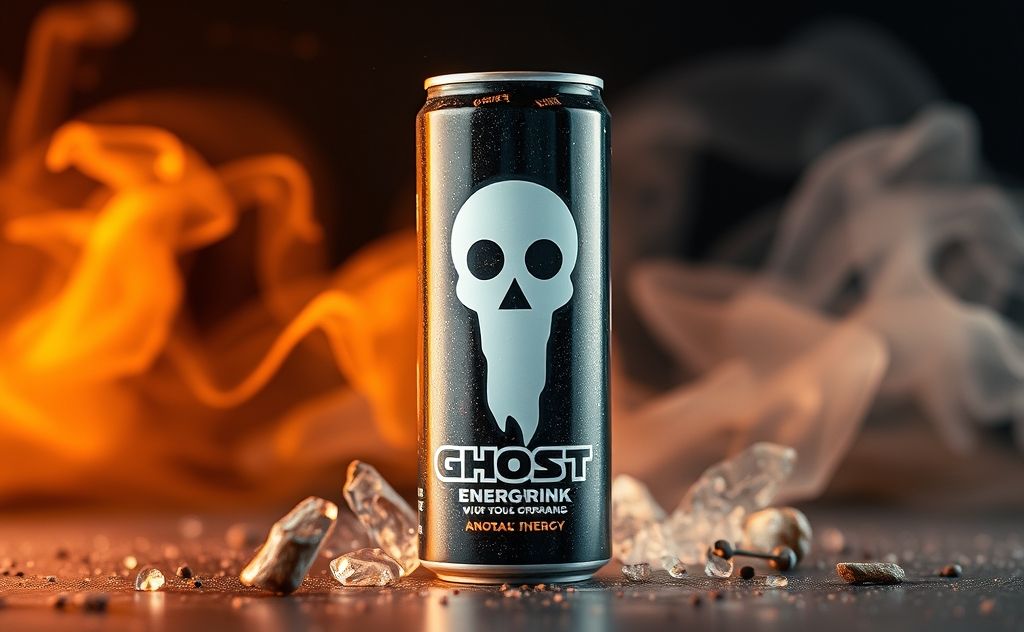 Ghost Energy Drink with a burst of energy