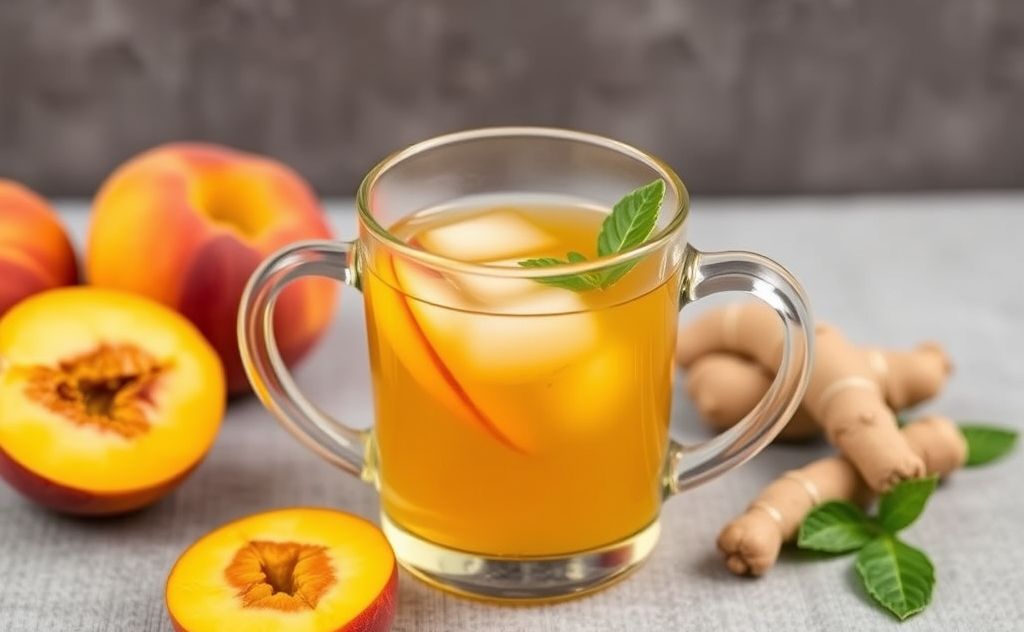 Ginger Peach Turmeric Tea benefits for health