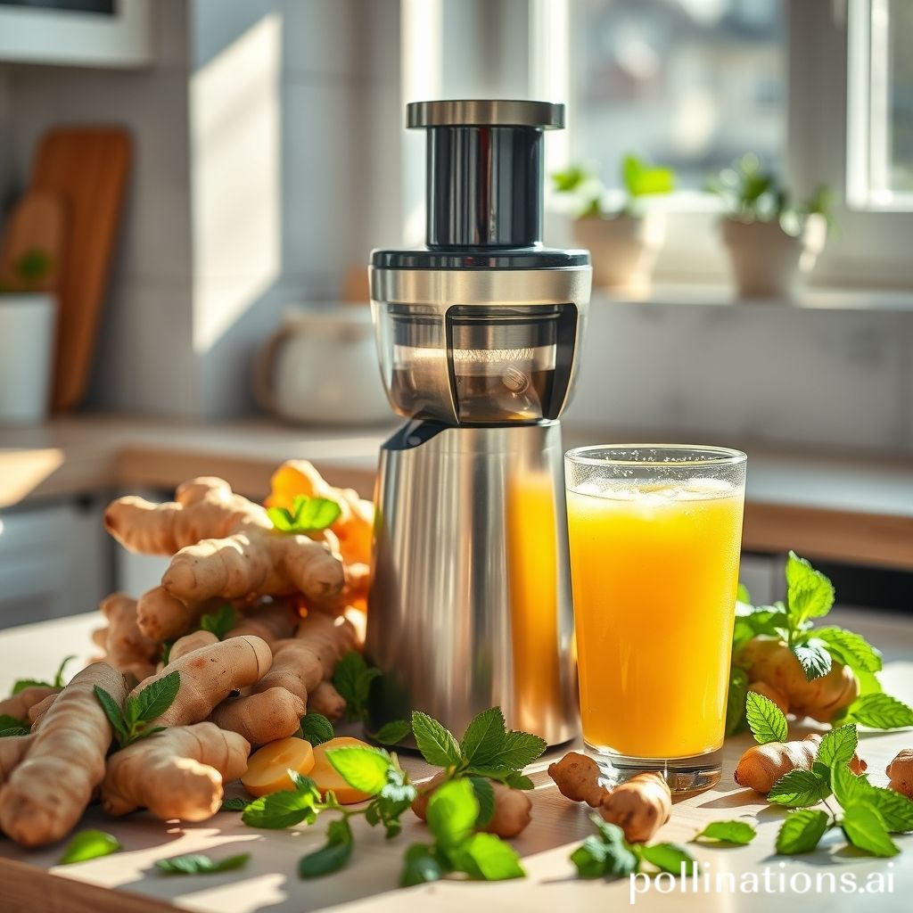 can you put ginger in a juicer