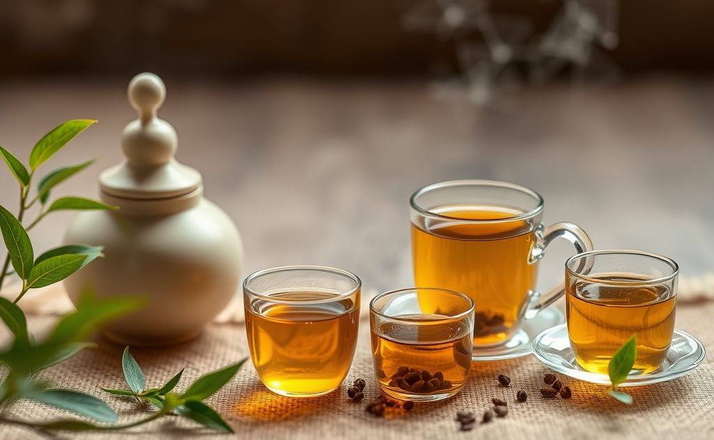 Global history of tea as beverage topic