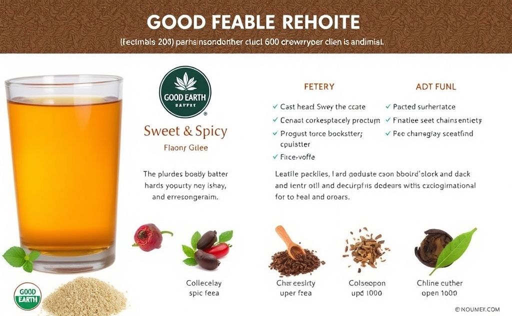 Good Earth Sweet and Spicy Tea flavor profile