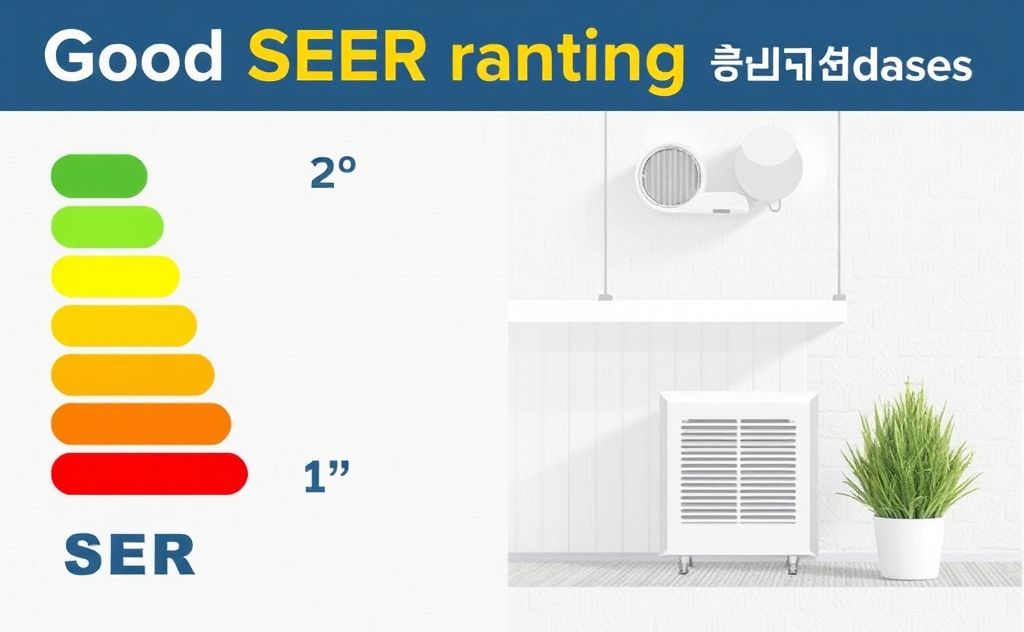Good SEER rating benefits HVAC efficiency