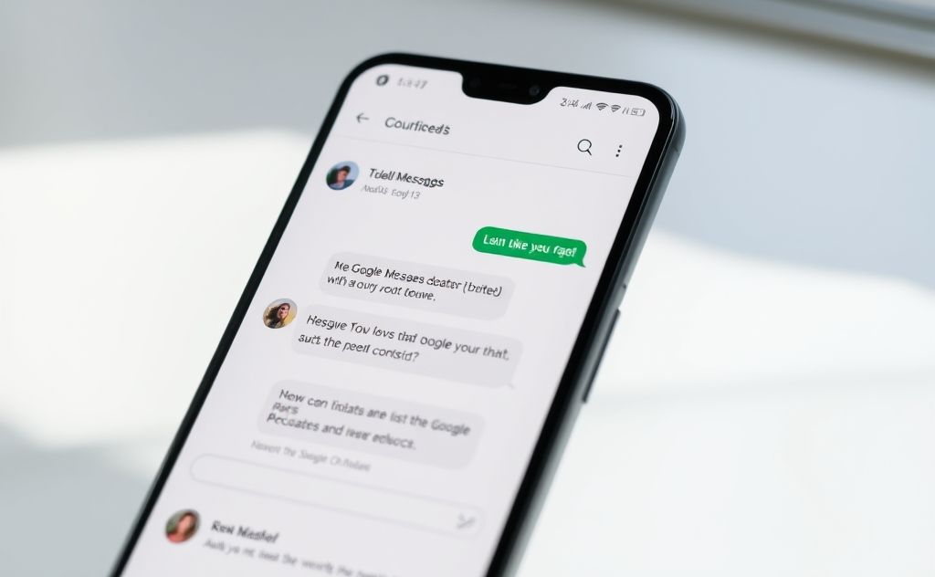 Google Messages Android RCS messaging app