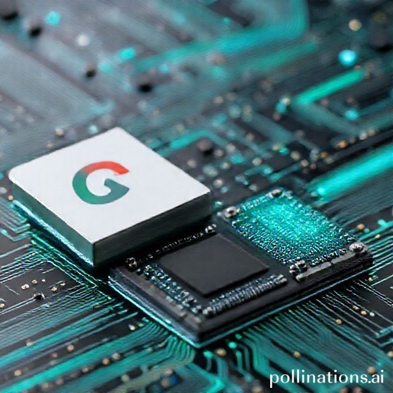 구글 TPU와 HBM 칩 이미지