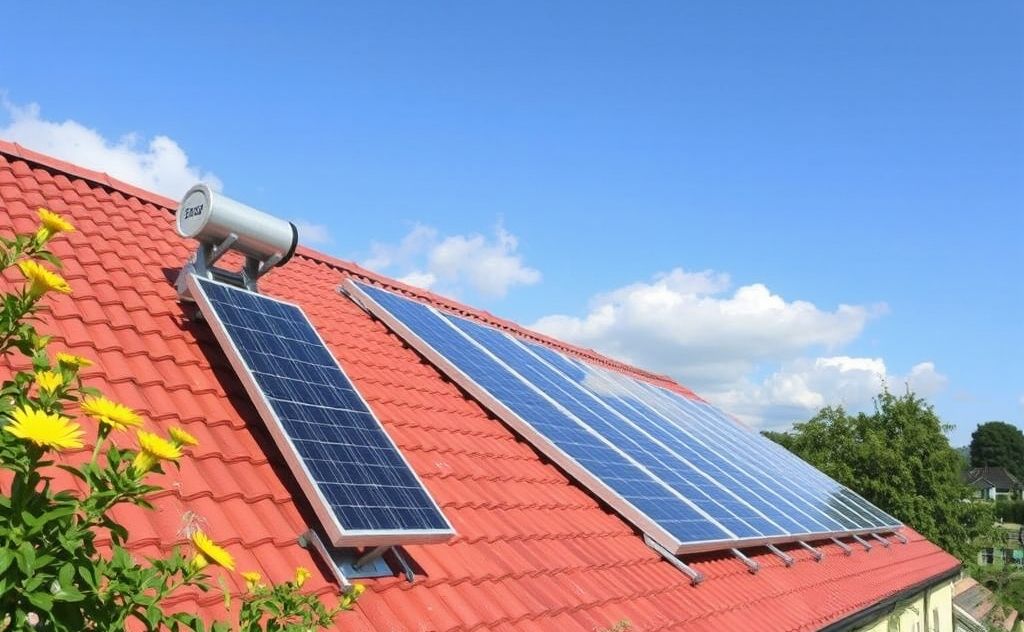 Government incentives for solar heater adoption