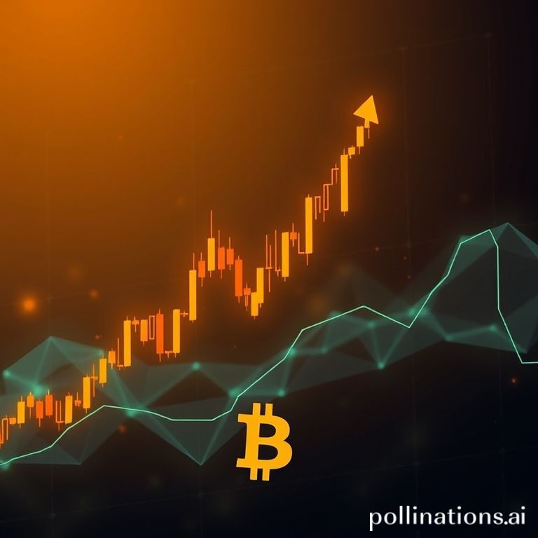 Grafik candlestick Bitcoin menunjukkan pemulihan harga, menembus resistansi kunci. Indikator teknis mendukung tren bullish, $115.000 menjadi rintangan utama.
