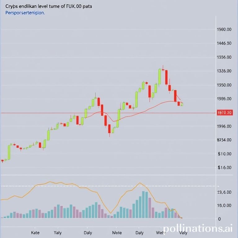 Grafik harga SUI yang menunjukkan pola segitiga naik dengan garis support dan resistansi, serta penurunan harga yang signifikan.