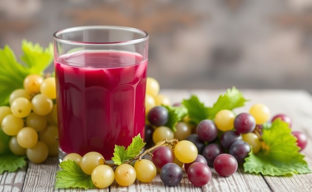 Grape juice benefits for easing nausea relief