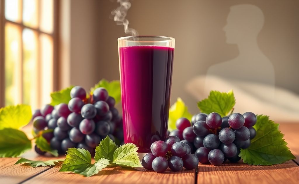 Grape juice benefits for throat health