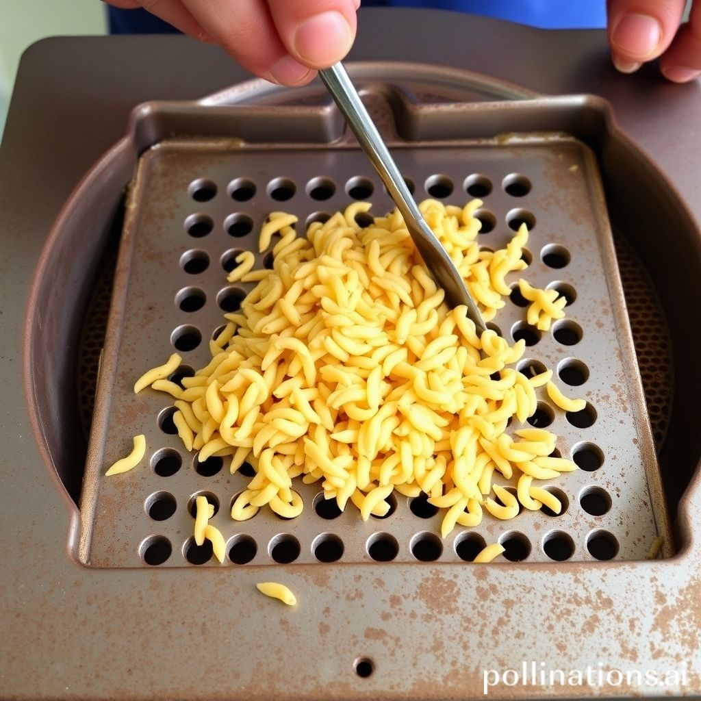 Grating ginger using a fine grater or zester