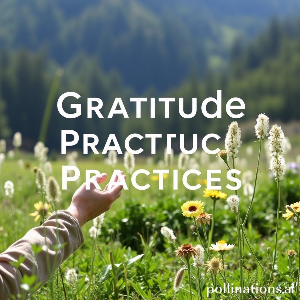 Gratitude Practices in Nature