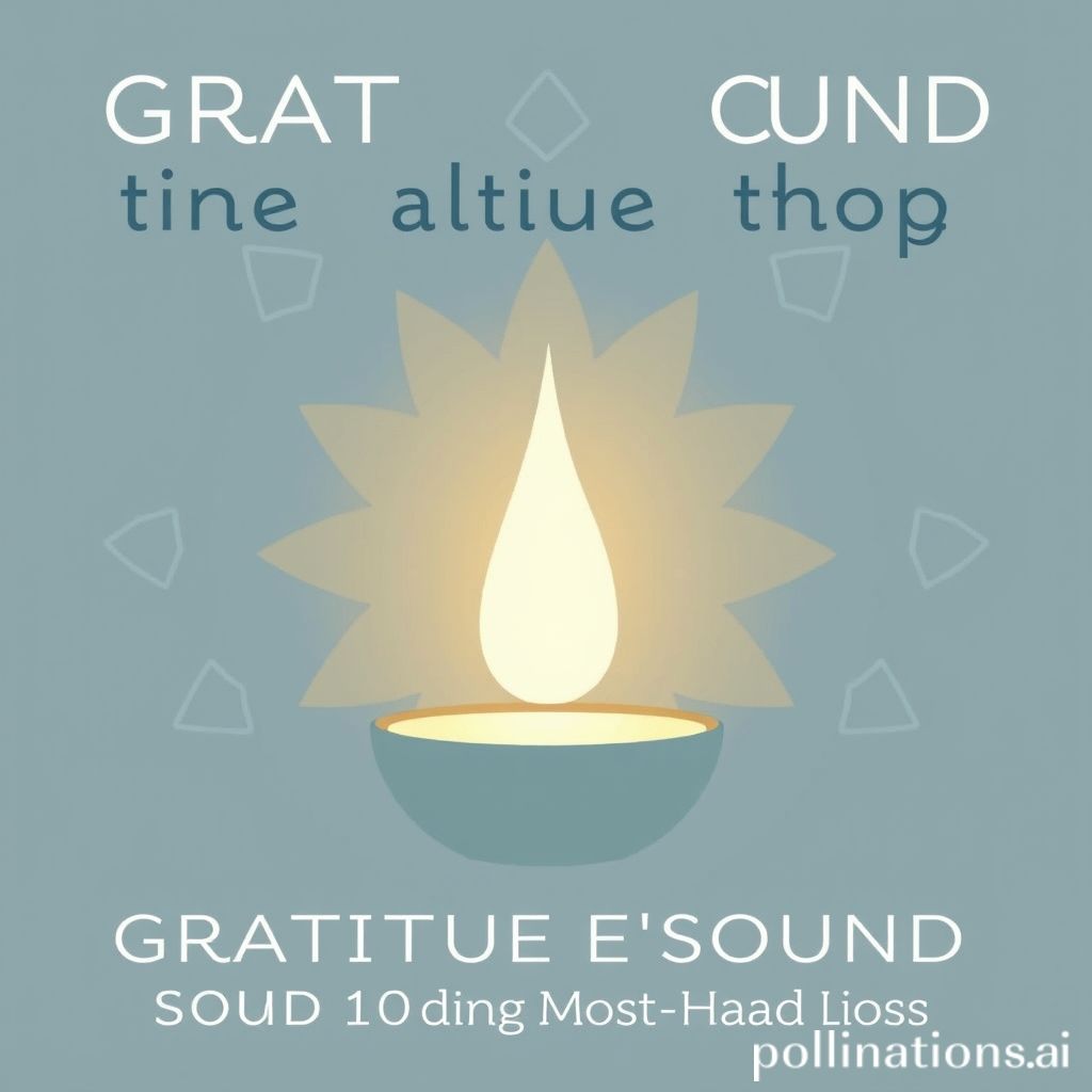 Gratitude Sound Healing Practices