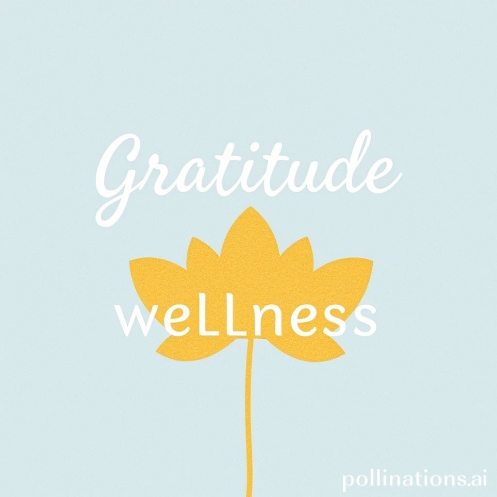 Gratitude and Emotional Wellness