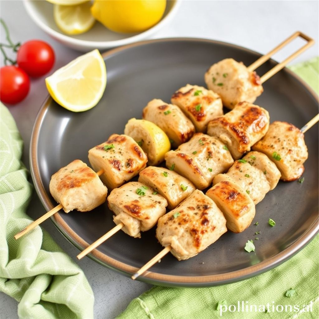 Greek-Style Lemon Chicken Skewers