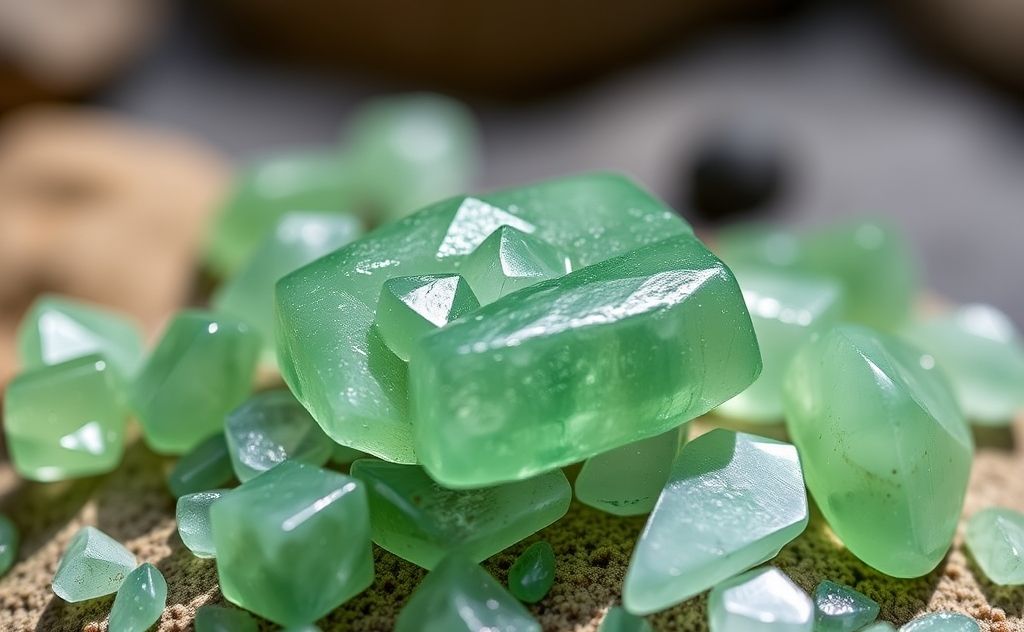 Green aventurine's connection to the heart chakra