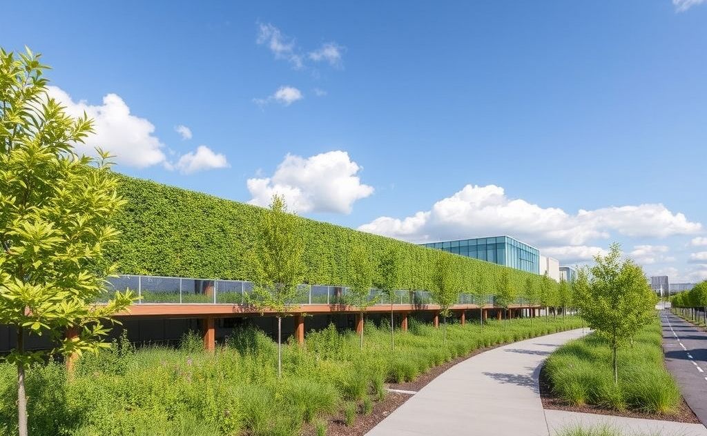 Green infrastructure enhances thermal regulation