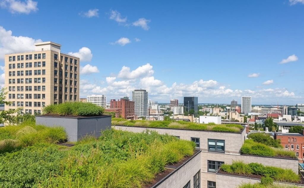 Green roofs support urban wildlife and regulate heat