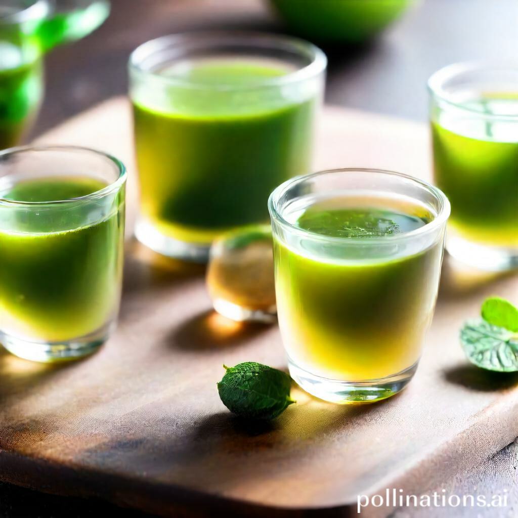 are green tea shots gluten free