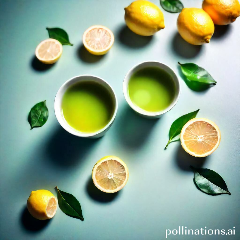 Green tea & lemon: Immune boosters