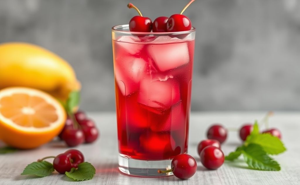 Grenadine Cherry Juice in a refreshing glass