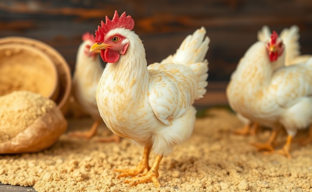 Grit aids chicken digestion and nutrient absorption