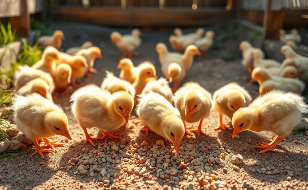 Grit needed for chickens after three weeks old