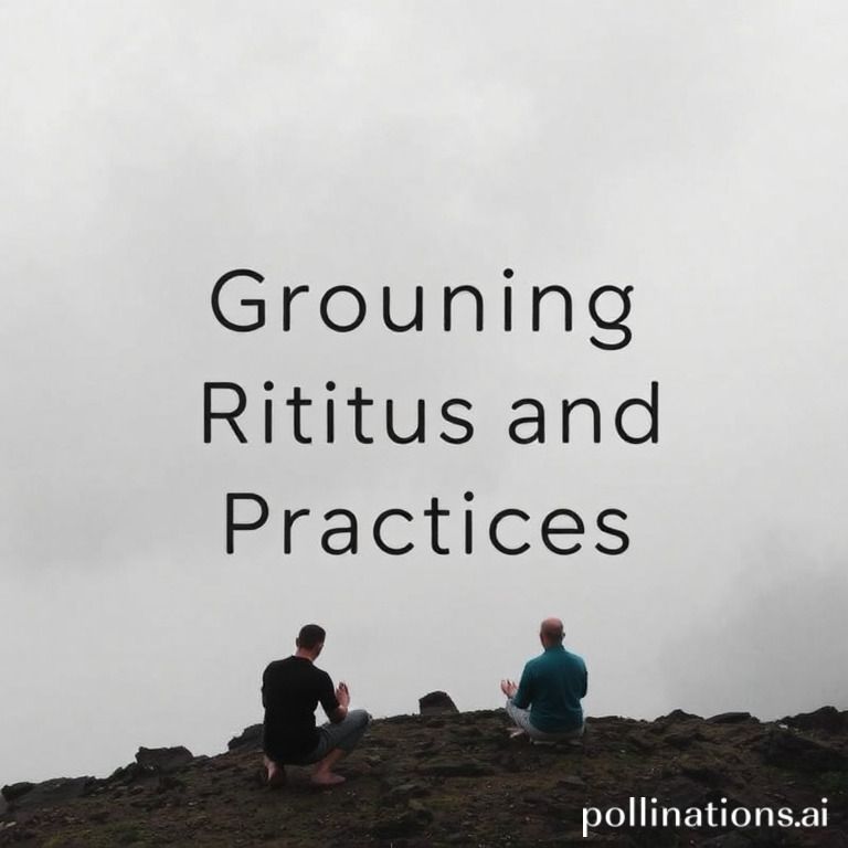 Grounding Rituals and Practices