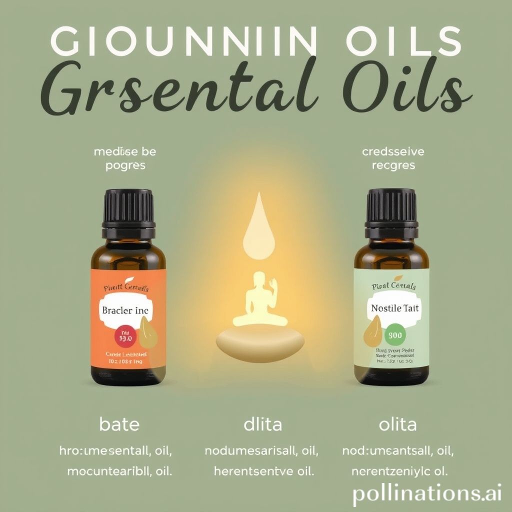 Grounding essential oils for meditation and mindfulness