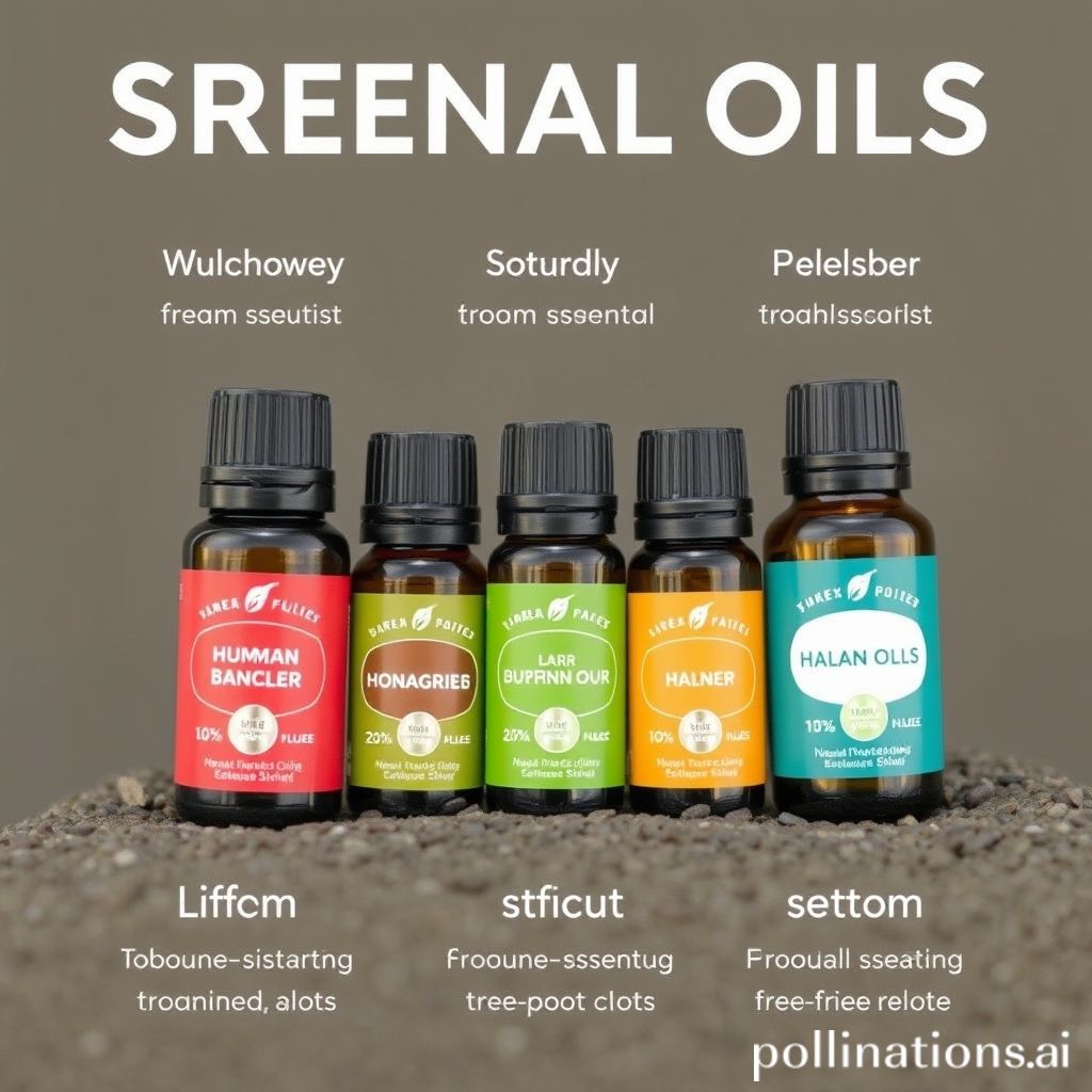 Grounding essential oils for stress relief