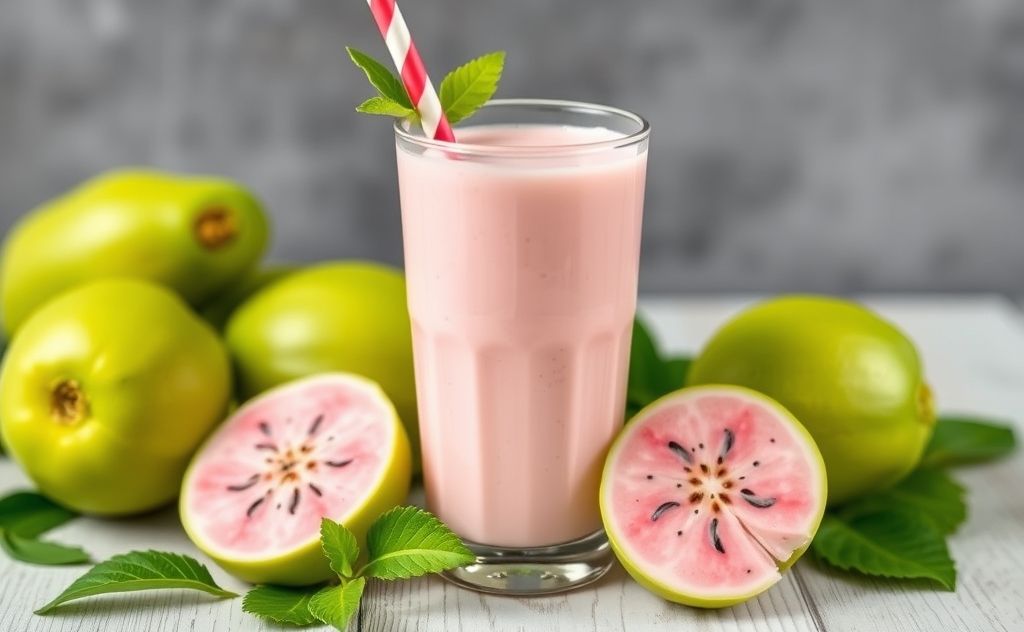 Guava milkshake benefits for health and wellness