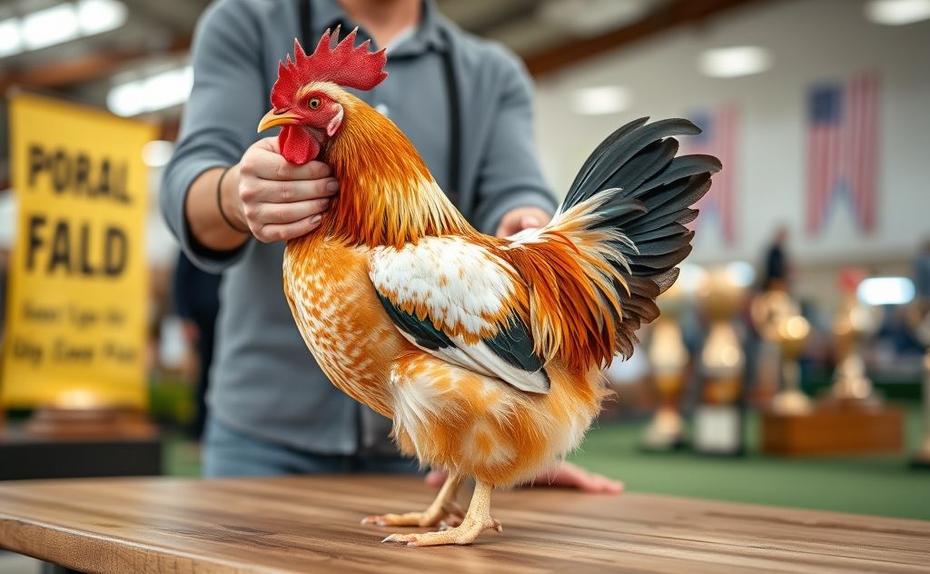 Guide for presenting show-quality chickens