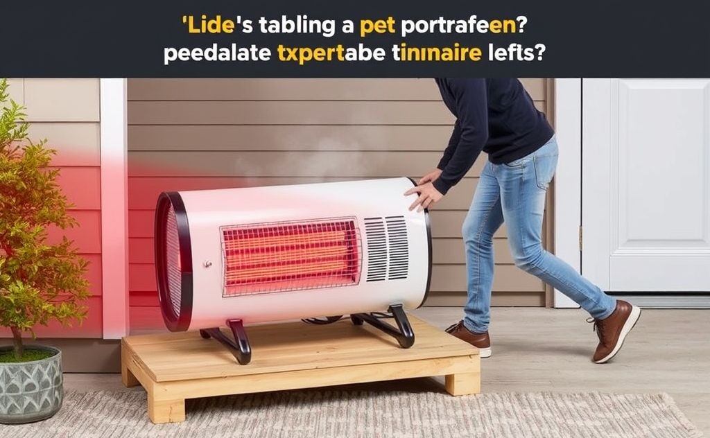 Guide to moving an infrared portable heater safely