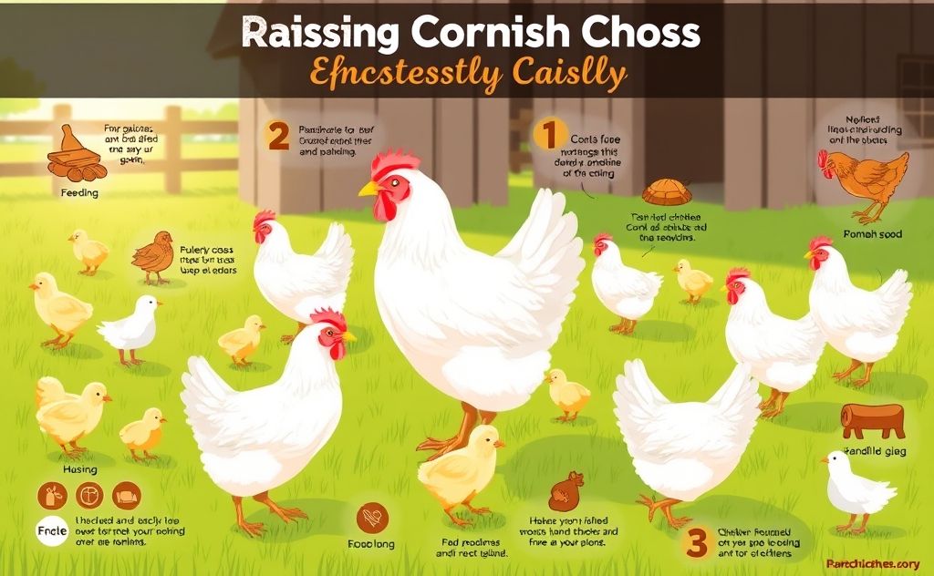 Guide to raising Cornish Cross chickens easily