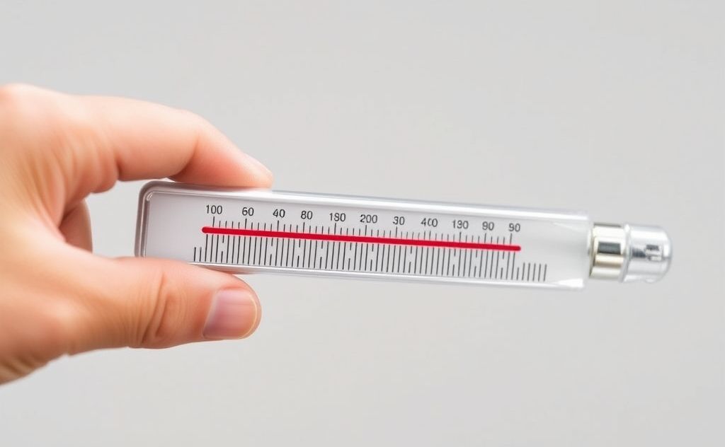 Guide to safely reading a mercury thermometer