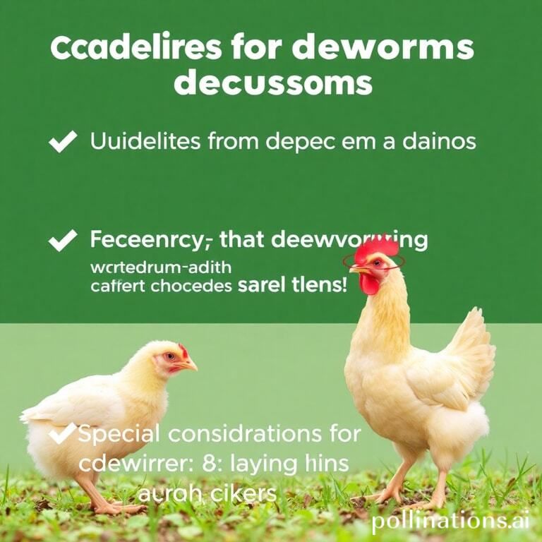 Deworming Chicken Intervals